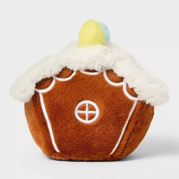 Gigglescape 6" Gingerbread House Soft Plush Toy Brown - Picture 2 of 12